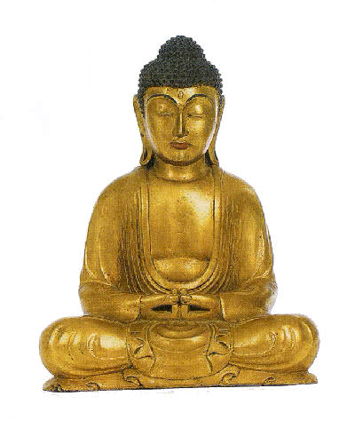 Bild von Buddha antikgold 31 cm