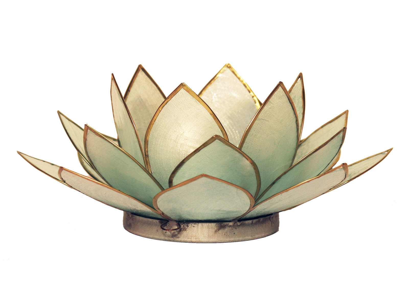 Bild von Teelicht Lotus-Licht Frühjahrssonne aquatürkis