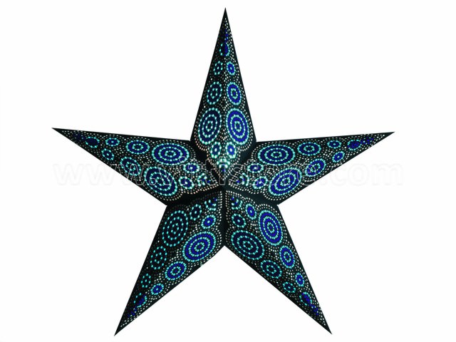 Bild von starlightz marrakesh black/turquoise earth friendly Leuchtstern