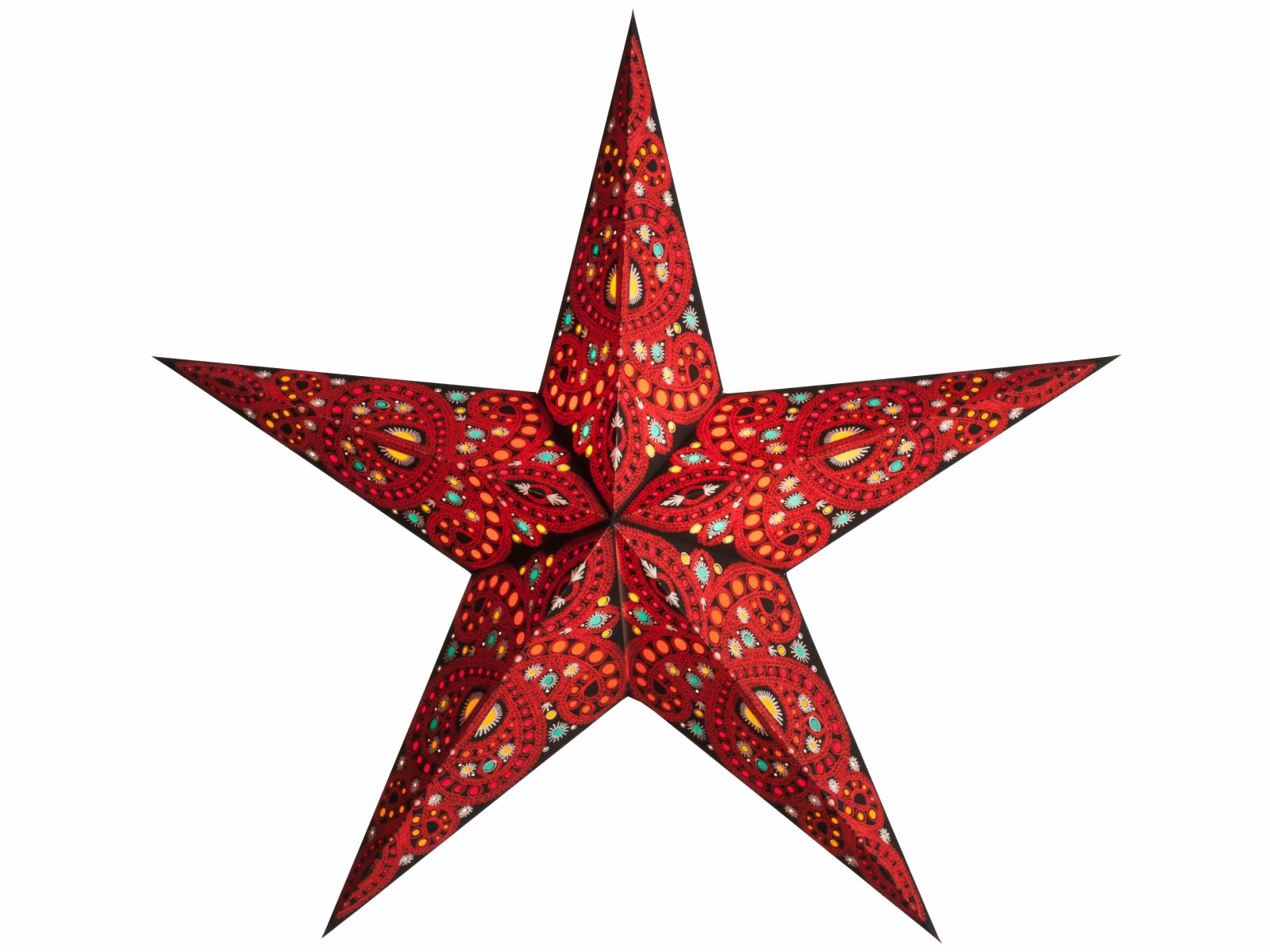 Bild von starlightz diwali red earth friendly Leuchtstern